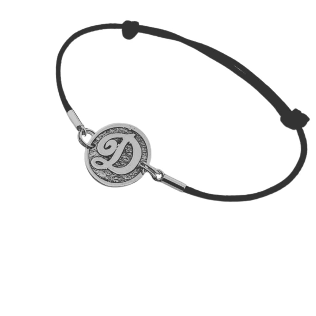 Bracelet D in silver 925 handmade